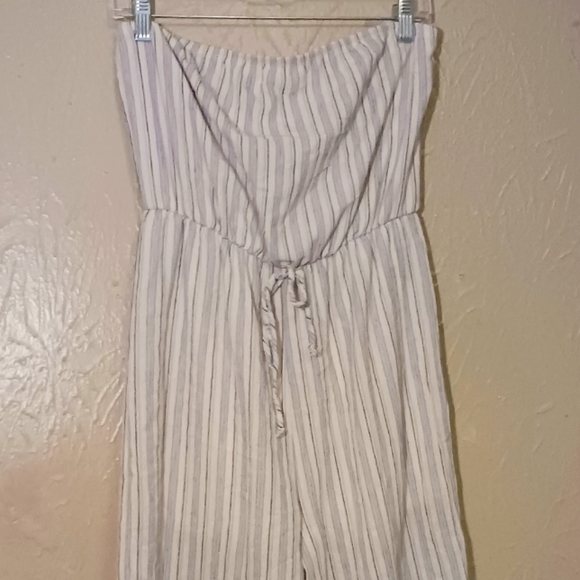 Altar'd State Pants & Jumpsuits 5for9strapless Jumpsuit Poshmark